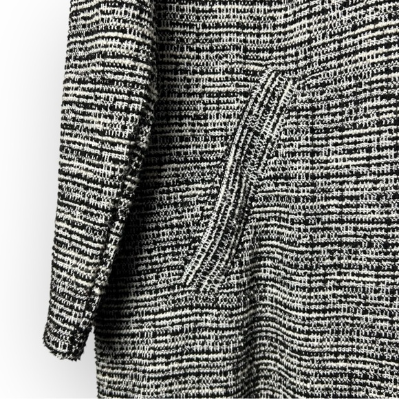 Reitmans Black & White Long Open Sweater L - Picture 4 of 7